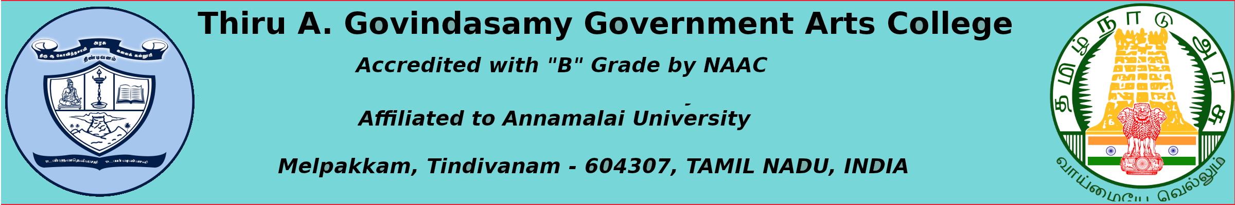 Thiru A. Govindasamy Govt. Arts College
